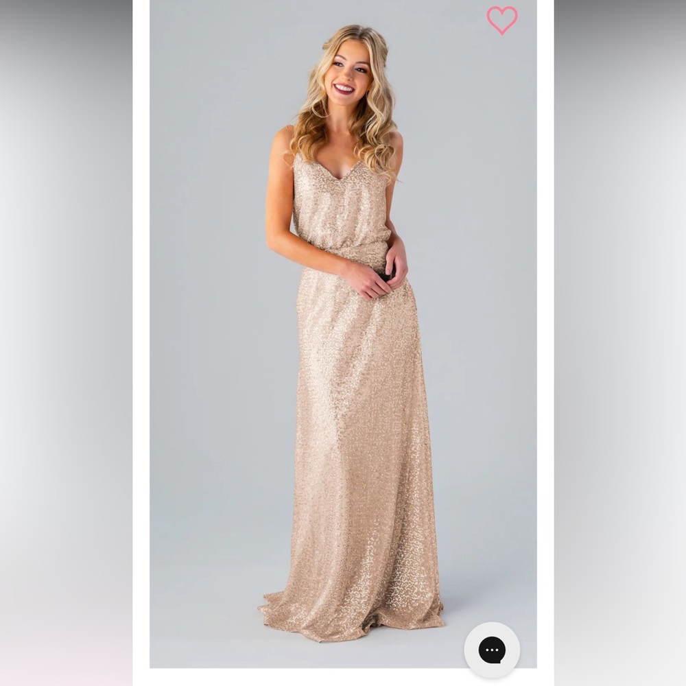 Champagne Gold Sequin Maxi, size 10. Never worn tags on. Always been on a hanger